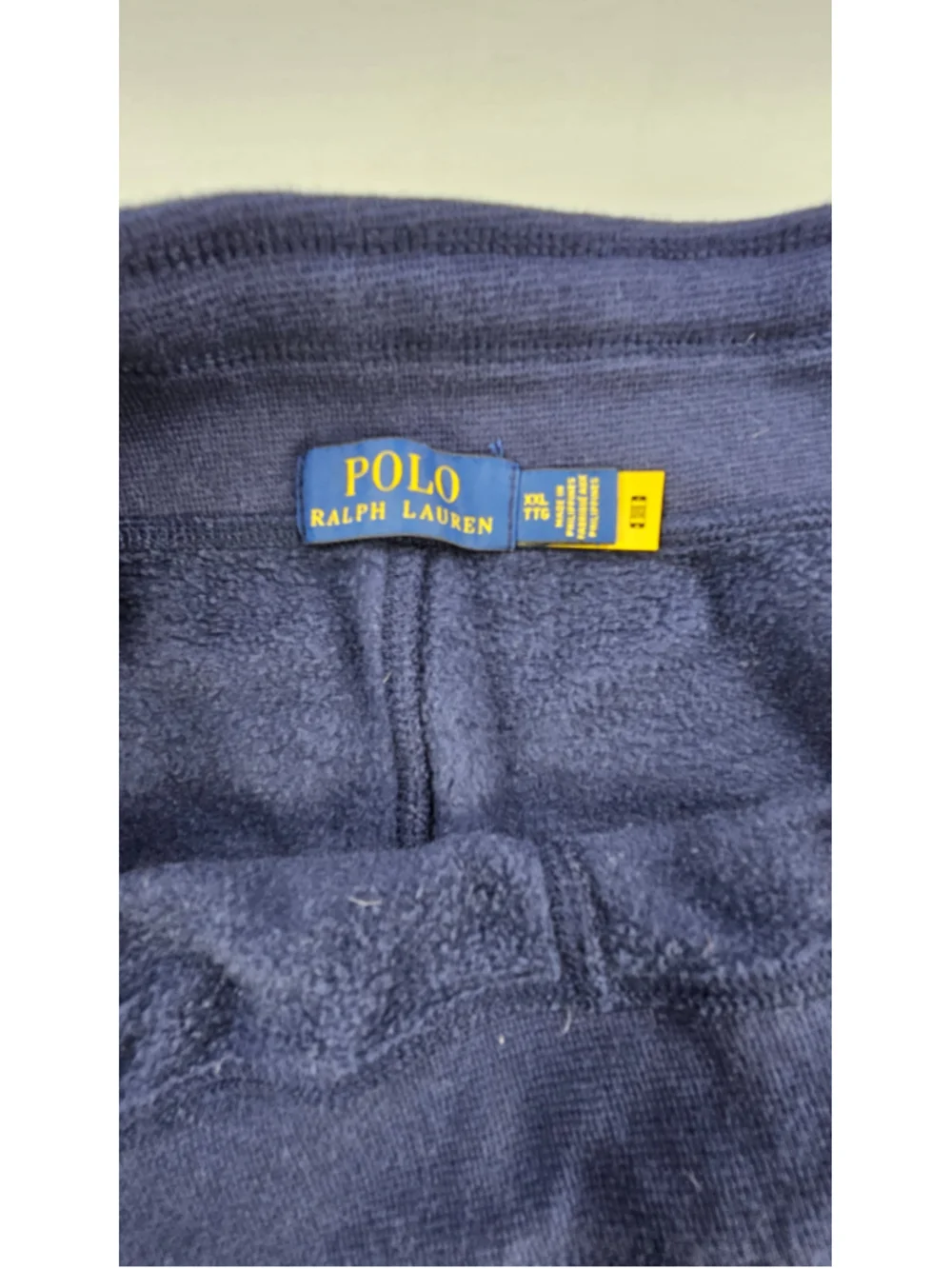 Polo Ralph Lauren Sweatpants Mens XXL Navy Blue Fleece Pony Drawstring Hem